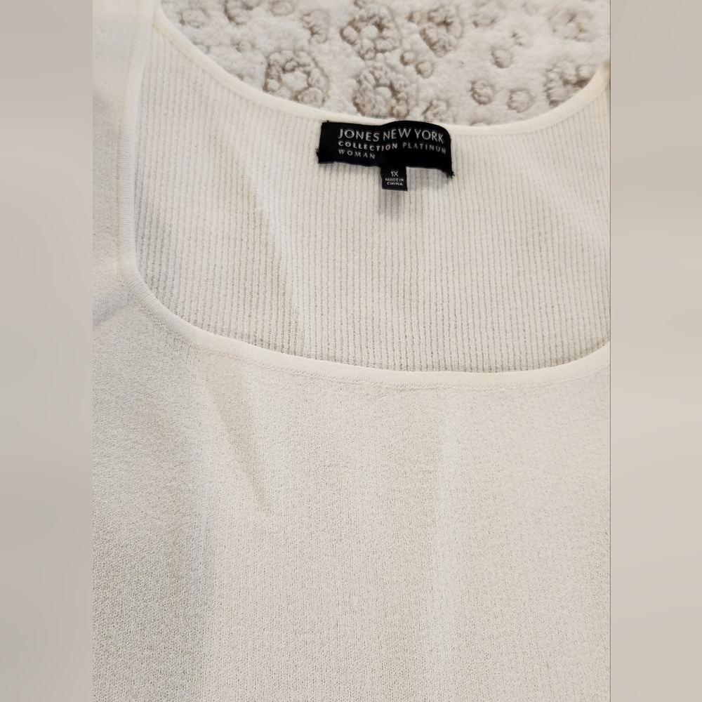Jones New York Platinum Plus Size 1x Business Tank